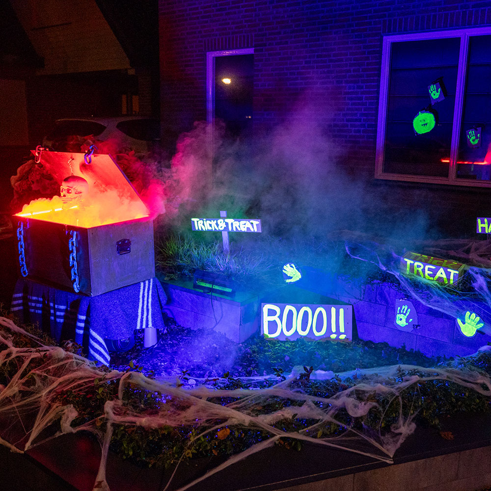 Trick or treat tijdens Halloween