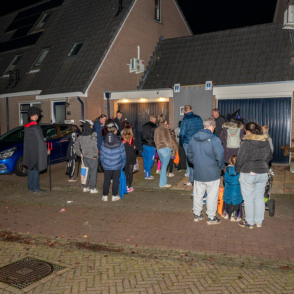 Trick or treat tijdens Halloween